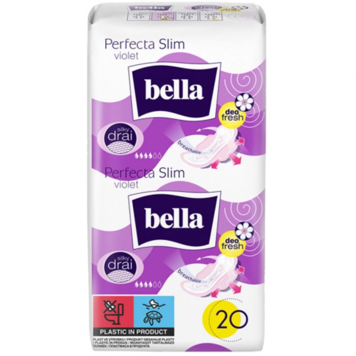 Absorbante Perfecta Slim Violet Bella 20 buc pachet Absorbante Perfecta Slim Violet Bella 20 buc / pachet - imagine 1