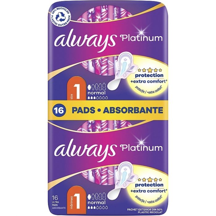 Absorbante Platinum Always 16 buc pachet Absorbante Platinum Always 16 buc / pachet - imagine 1