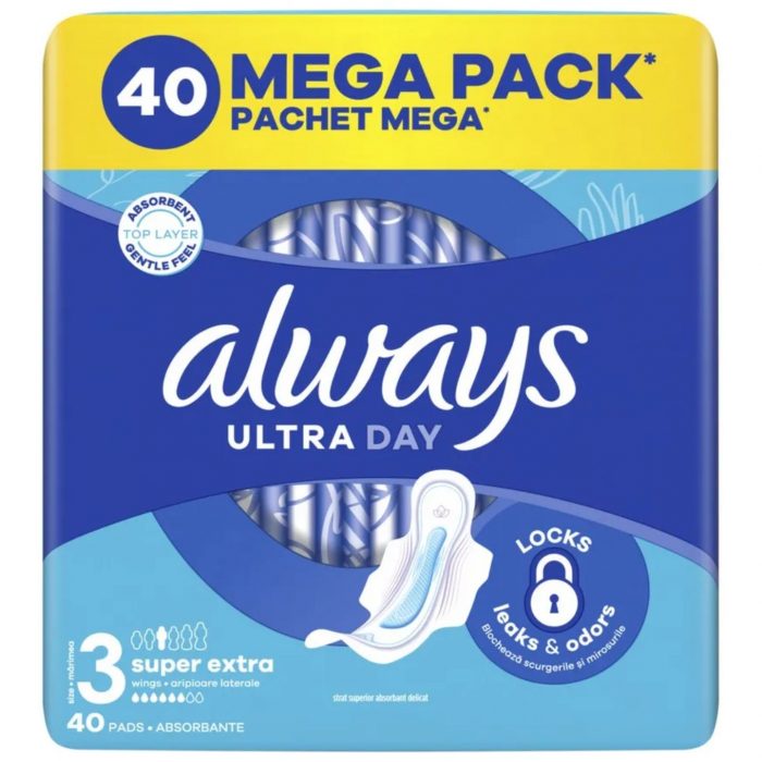 Absorbante Ultra Day Always 40 buc pachet Absorbante Ultra Day Always 40 buc / pachet - imagine 1