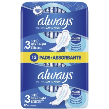 Absorbante Ultra Day & Night Always 12 buc / pachet