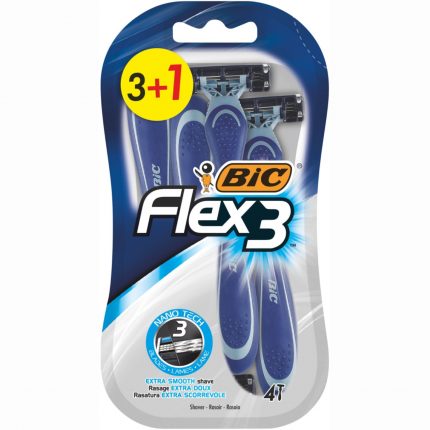 Aparat ras Flex 3 Bic 3+1  buc / set