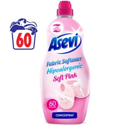 Balsam rufe Hipoalergenic Soft Pink Asevi 1.5L 60 spalari