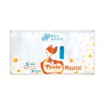 Batiste nazale 3 straturi Musetel Foxia 10 buc / set