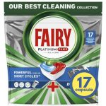 Detergent capsule pentru masina de spalat vase All in one Platinum Plus Fairy 264 g 17 spalari