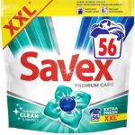 Detergent rufe capsule Extra Fresh Savex 56 spalari / punga