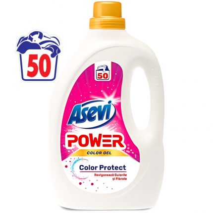 Detergent rufe lichid Color Protect Asevi 2.5L 50 spalari