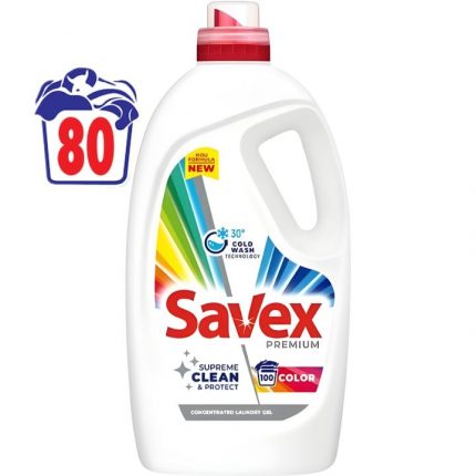 Detergent rufe lichid Color Savex 3.60L 80 spalari