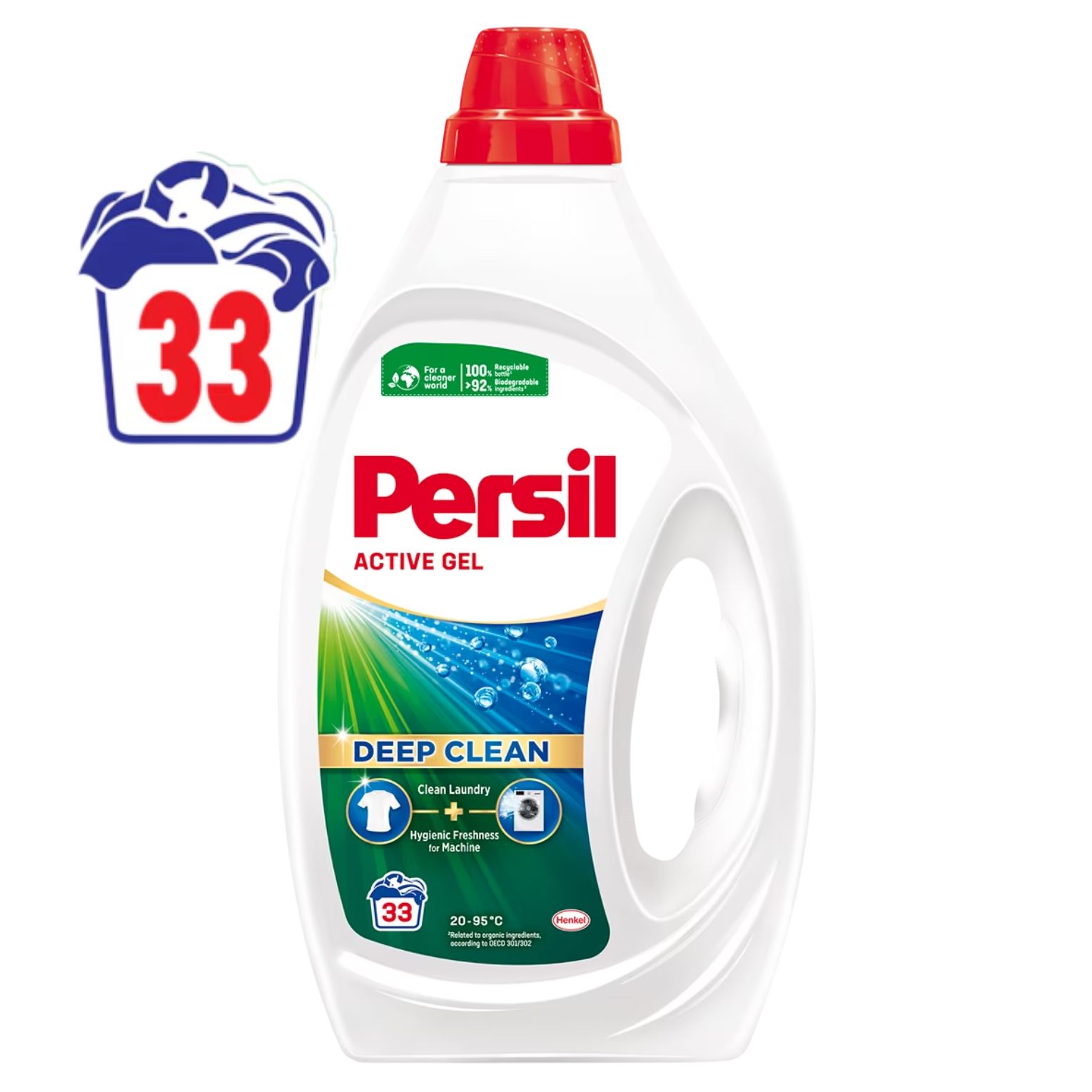 Detergent rufe lichid Deep Clean Persil 1.485L 33 spalari Detergent rufe lichid Deep Clean Persil 1.485L 33 spalari - imagine 1