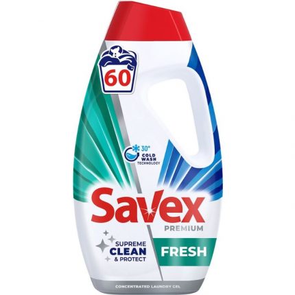 Detergent rufe lichid Fresh Savex 2.70L 60 spalari
