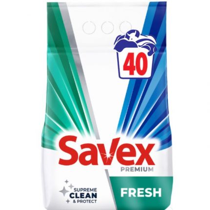 Detergent rufe pudra automat Fresh Savex 4 kg 40 spalari