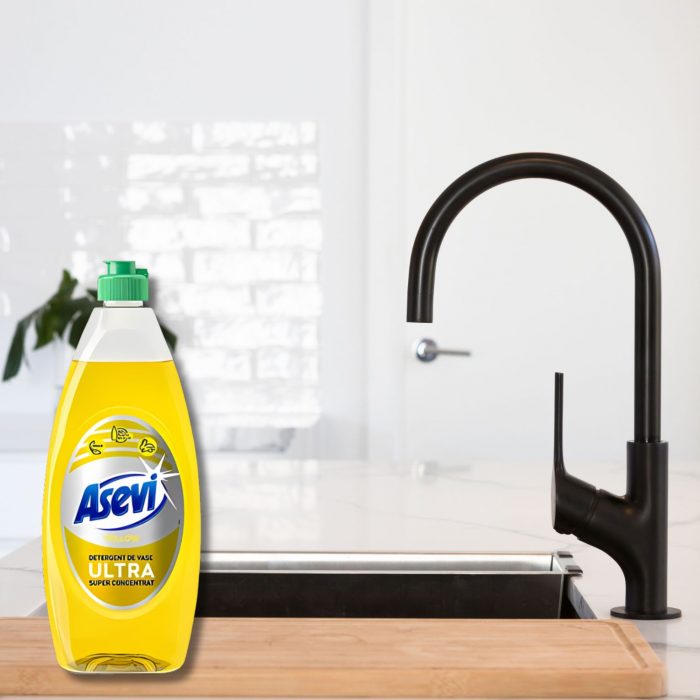 Detergent vase Yellow Asevi 650 ml - imagine 2