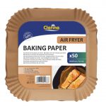 Hartie copt patrata Air Frayer 20 x 20 cm Clarina 50 buc / set