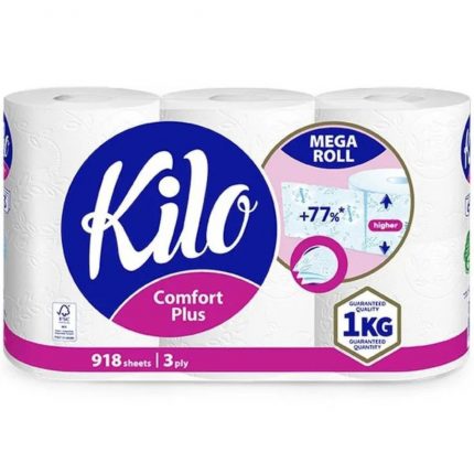 Hartie igienica 3 straturi Kilo 6 role / set