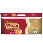 Hartie igienica 3 straturi Piersica Foxia 10 role / set
