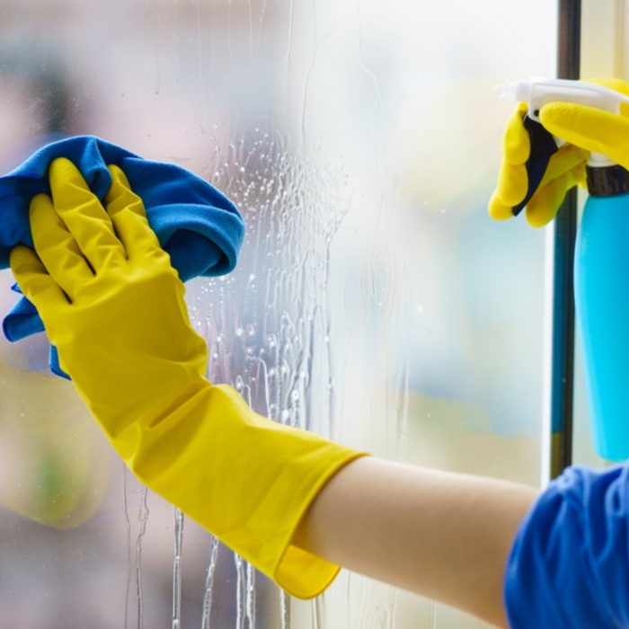 Manusi menaj cauciucate marimea M Clarina 1 buc / set - imagine 3