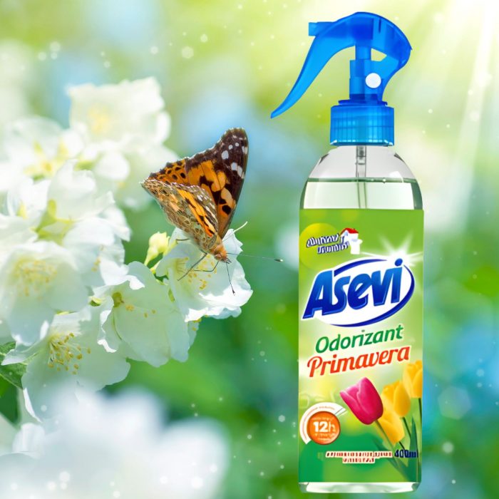 Odorizant ambient si tesaturi Primavera Asevi 400 ml - imagine 2