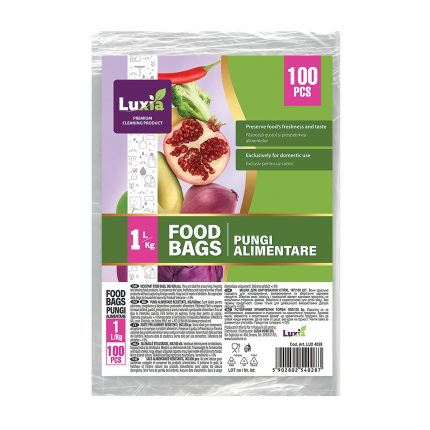 Pungi alimentare pentru congelator 1kg Luxia 100 buc / set