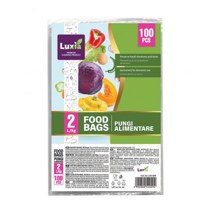 Pungi alimentare pentru congelator 2kg Luxia 100 buc / set
