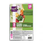 Pungi alimentare pentru congelator 3kg Luxia 100 buc / set
