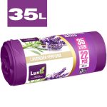 Saci menajeri cu urechi 35L Lavanda Luxia 22 buc / set