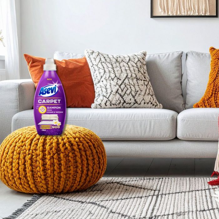 Sampon covoare si tapiterie Asevi 720 ml - imagine 2