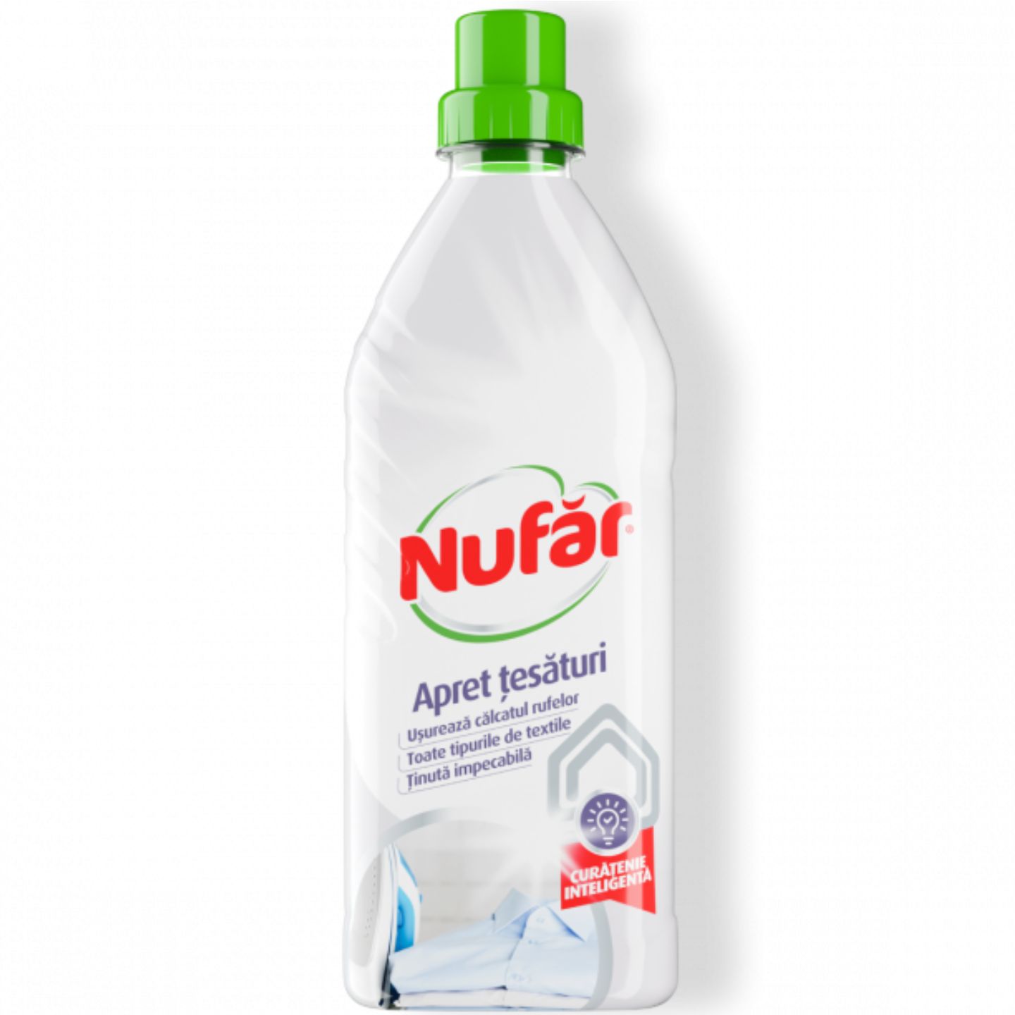 Solutie apret tesaturi Nufar 750 ml Solutie apret tesaturi Nufar 750 ml - imagine 1