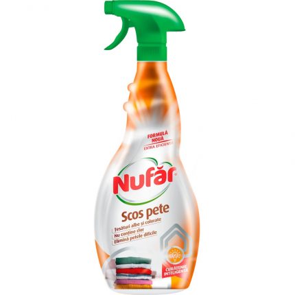 Solutie scos pete spray Nufar 500 ml