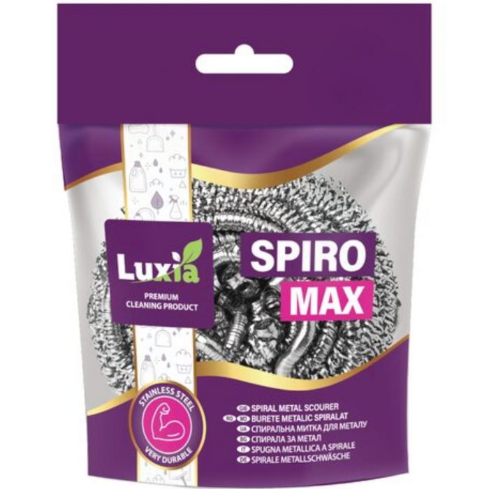 Spalator inox Spiro Max Luxia 1 buc1 set Spalator inox Spiro Max Luxia 1 buc / set - imagine 1