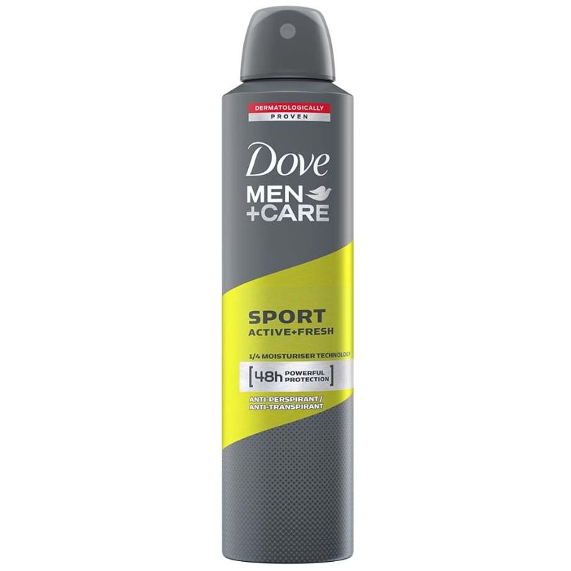 Deodorant antiperspirant spray 48h Active Fresh Dove Men 250 ml Deodorant antiperspirant spray 48h Active Fresh Dove Men 250 ml - imagine 1