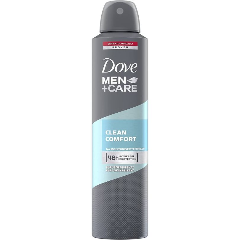 Deodorant antiperspirant spray 48h Clean Comfort Dove Men 250 ml Deodorant antiperspirant spray 48h Clean Comfort Dove Men 250 ml - imagine 1