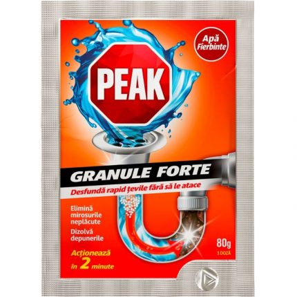 Granule desfundat tevi apa fierbinte Peak  80g