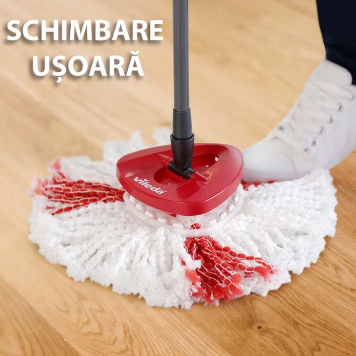 Set galeata si mop Easy Wring Turbo Vileda 1buc - imagine 2