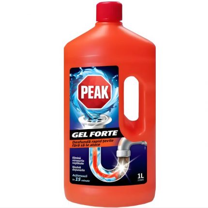 Solutie desfundat tevi Gel Forte Peak 1L