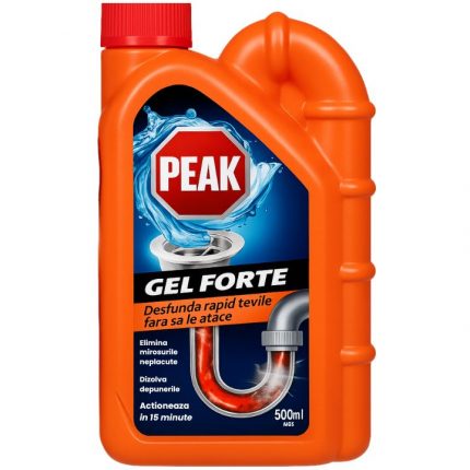 Solutie desfundat tevi Gel Forte Peak 500 ml