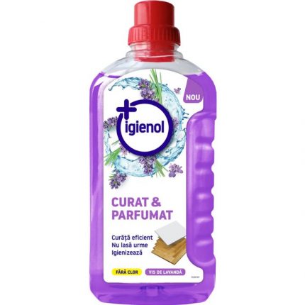 Solutie multisuprafete curat & parfumat Lavanda Igienol 1L