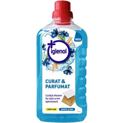 Solutie multisuprafete curat & parfumat Santal Igienol 1L