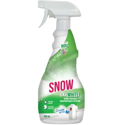 Solutie pentru indepartarea petelor spray White Snow 500 ml