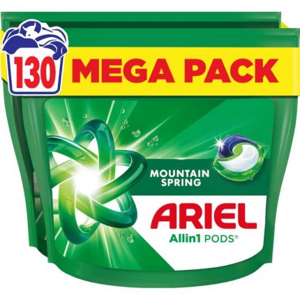 Detergent rufe capsule Mountain Spring Ariel 130 capsule / pachet