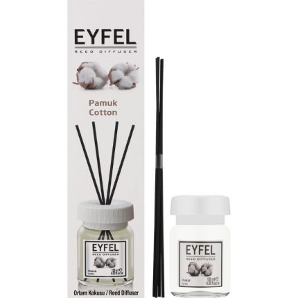 Odorizant camera cu betisoare Bumbac Eyfel 120 ml