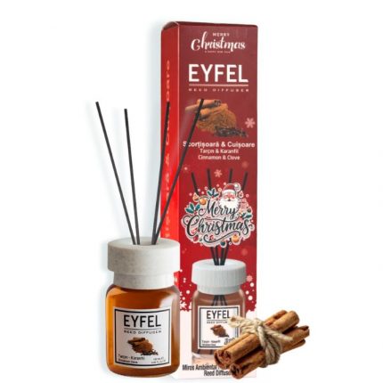 Odorizant camera cu betisoare Scortisoara Eyfel 120 ml