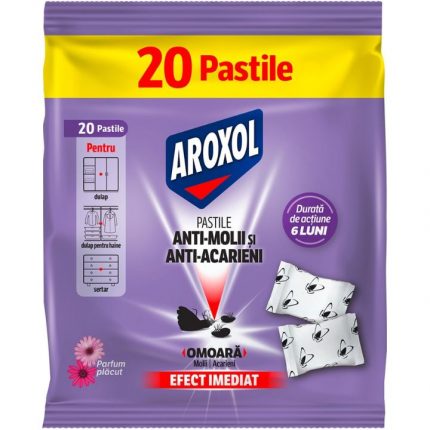 Pastile anti molii si acarieni Aroxol 20 buc/set