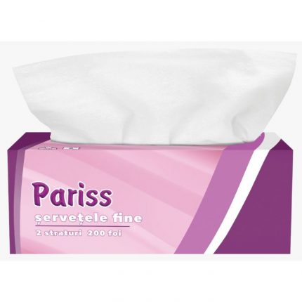 Servetele faciale 2 straturi 200 foi Pariss 1 buc