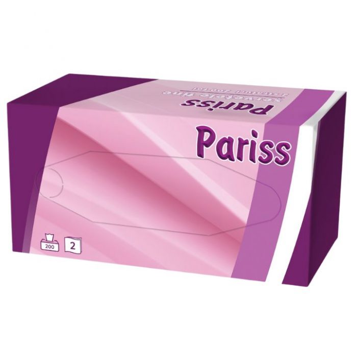 Servetele faciale 2 straturi 200 foi Pariss 1 buc - imagine 2
