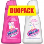 Solutie pentru indepartarea petelor lichid Pink + White Vanish 2x1L