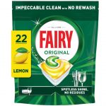 Detergent capsule pentru masina de spalat vase Lemon Original Fairy 297g 22 spalari