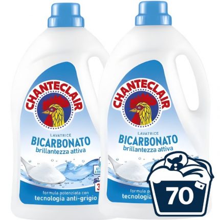 Detergent rufe lichid Bicarbonato Chanteclair 2x1.575L 70 spalari