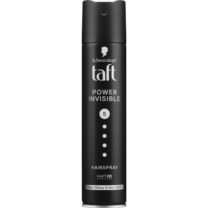 Fixativ par spray nivel fixare 5 Power Inivisible Taft 250 ml