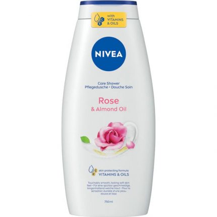 Gel de dus Rose & Almond Oil Nivea 750 ml
