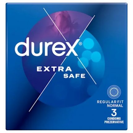Prezervative Extra Safe Durex 3 buc/set