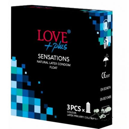 Prezervative Sensetaions Love 3 buc/set